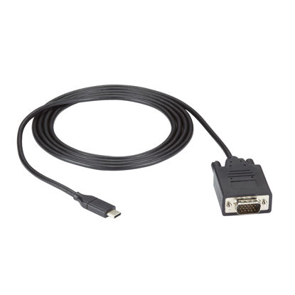 Picture of Black Box USB-C to VGA Adapter Cable, 1080p HD, 6ft