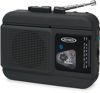 Picture of JENSEN MCR-60 MCR-60 Portable Personal Cassette Player/Recorder with AM/FM Radio, Bluetooth, and Earbuds, Black