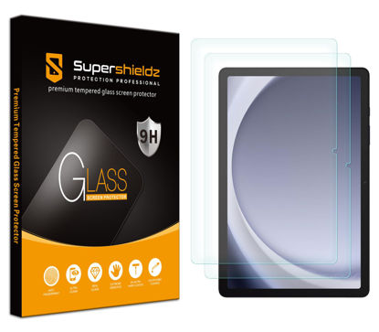 Picture of Supershieldz (2 Pack) Designed for Samsung Galaxy Tab A9+ / A9 Plus (11 inch) Screen Protector, (Tempered Glass) Anti Scratch, Bubble Free