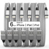 Picture of Lightning Cable [Apple MFi Certified] iPhone Charger 6Pack [3/3/6/6/6/10 Ft] Apple Charging Cable Fast Charging High Speed USB Cable Compatible iPhone 14/13/12/11 Pro Max/XS MAX/XR/XS/8-Silver&Grey