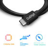 Picture of CalDigit Thunderbolt 4 Cable - 40Gbps 100W Power Delivery, Compatible with Thunderbolt 3 & USB Type C, MacBook Pro, iMac, iPhone 15 Max, Black (0.8 Meter 2.62 Feet, Thunderbolt 4 / USB 4 Cable)