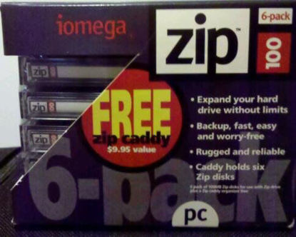 Picture of Iomega - 6 x ZIP - 100 MB - PC - storage media