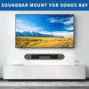 Picture of Soundbar Mount for Sonos Ray Wall Mount Bracket Easy to Install for Sonos Ray Mount Under TV - Heavy Duty Floating Sound Bar Mounts for Sonos Ray Soundbar Wall Mount, Black