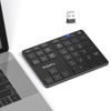 Picture of MOFII Bluetooth Number Pad for Laptop - Black Wireless Numeric Keypad 35 Keys USB-C Rechargeable Numpad, Accounting Portable Financial Data 10 Key for Laptop/PC/Desktop/Notebook/Surface Pro