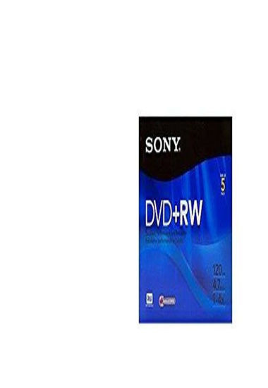 Picture of Sony 5DPW47R2H 5-Pack DVD+RW Rewriteable DVD Discs (4.7GB)