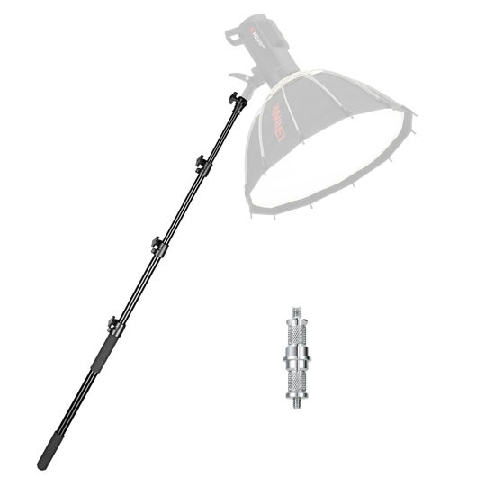 Picture of JINBEI HD-230 7.5ft / 230cm Handheld Portable Light Stand Boom Pole Telescoping with Easy Twist Locks Support for Studio LED Panel Speedlite Reflector