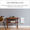 Picture of NETGEAR Orbi Wall Mount - Compatible with Orbi WiFi Router, Satellite, RBK50, RBK752, RBK852, RBK853, RBKE963 and More, 1 Pack (RBKWM-10000S)