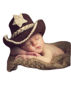 Picture of Fashion Newborn Boy Girl Baby Photography Props Costume Cute Crochet Knit Cowboy Hat Photo Shoot Props