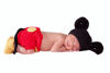 Picture of Jastore® Photography Prop Baby Costume Cute Crochet Knitted Hat Cap Girl Boy Diaper Shoes Mouse