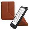 Picture of kwmobile Origami Case Compatible with Kobo Clara 2E / Tolino Shine 4 Case - Slim PU Leather Cover with Stand - Brown