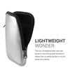 Picture of kwmobile Neoprene e-Reader Pouch Size 6" eReader - Universal eBook Sleeve Case with Zipper - Silver