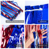 Picture of LOLStar 4th of July Decorations,Red White and Blue 3 Pack Tinsel Foil Fringe Curtains,4th of July Photo Booth Prop Streamer Backdrop for America Patriotic Party,Memorial Day,Independence Day,Labor Day