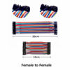 Picture of IZOKEE 240pcs 10CM and 20CM Jumper Wire Solderless Breadboard Jumper Wires Male to Female, Male to Male, Female to Female for Arduino Project (3x10cm, 3x20cm)