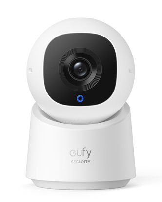 Picture of eufy Security Indoor Cam C220 | 2K Resolution Smart Security Camera with 360° coverage, Human/Motion Detection, AI Tracking, Compatible with Alexa and Google Assistant, Night Vision