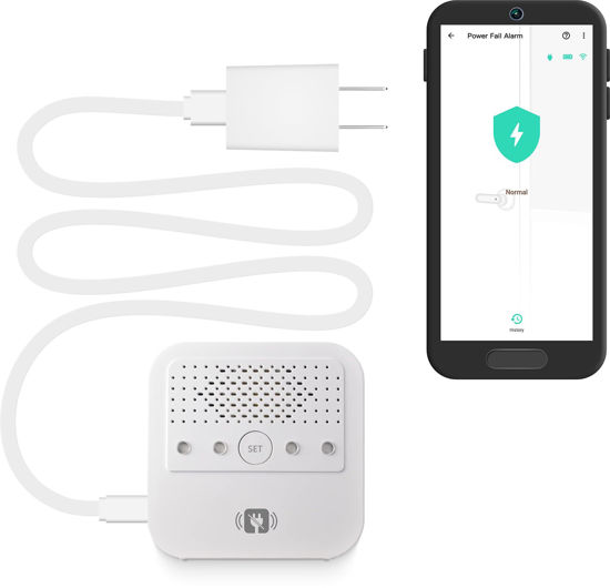 Picture of YoLink Smart Power Fail Alarm, AC Power Outage Alert, LoRa Long-Range Wireless, Remote Monitoring, App Alerts, Text/SMS, Email Alerts, YoLink Hub Required!