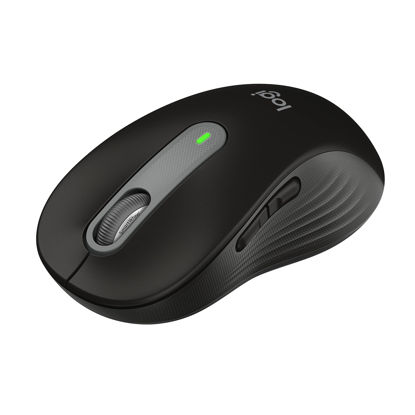 Picture of Logitech Signature M650 Wireless Mouse - For Small to Medium Sized Hands, 2-Year Battery, Silent Clicks, Customizable Side Buttons, Bluetooth, for PC/Mac/Multi-Device/Chromebook - Black