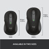 Picture of Logitech Signature M650 Wireless Mouse - For Small to Medium Sized Hands, 2-Year Battery, Silent Clicks, Customizable Side Buttons, Bluetooth, for PC/Mac/Multi-Device/Chromebook - Black