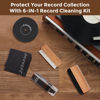 Picture of Vinyl Record Cleaning Kit: Complete 6-in-1 Record Cleaning Kit, Velvet Brush, Vinyl Record Brush Anti Static, Lps Cleaner, Record Cleaning Cloth, Label Protector, Storage Case - Revitalize Your Vinyl