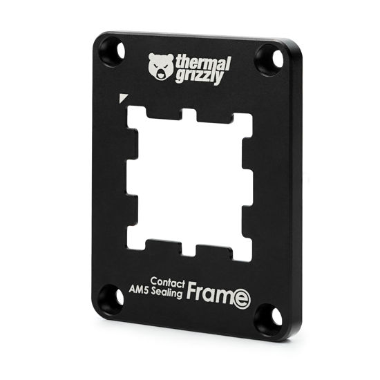 Picture of Thermal Grizzly AM5 Contact Sealing Frame - Contact Frame & CPU Guard Combination - Optimizes Contact Pressure Points & Protects Components - for AMD Ryzen 7000 CPUs