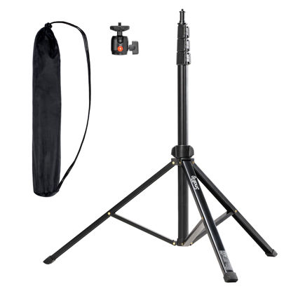 Picture of SMALLRIG RA-S200 Light Stand for Photography 78.7"/6.6ft/200cm, Lightweight Light Stand for Reflectors, Softboxes, Studio Lights, Umbrellas, Ring Light, Max Load 4kg-4379