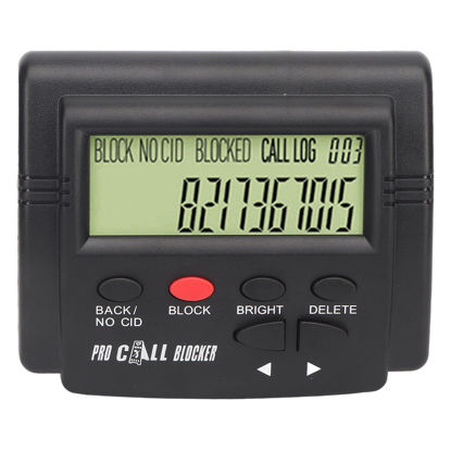 Picture of Caller ID Box, 2000 Groups Convenient Call Blocker with LCD Display for Phone