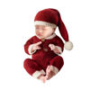 Picture of Solalux Newborn Photography Props Crochet Christmas Red hat Pants photo prop Outfit