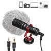 Picture of BOYA BY-MM1 Shotgun Video Microphone, Universal Compact On-Camera Mini Recording Mic, Directional Condenser for DSLR, Camcorder, iPhone, Android Smartphones, Mac, Tablet