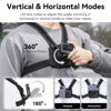 Picture of ULANZI CM028 Adjustable Chest Mount Harness w Vertical/Horizontal Switching for GoPro DJI Insta360 Action Cameras - Phone POV Chest Strap Mount Harness for iPhone Samsung Cameras Body Mount