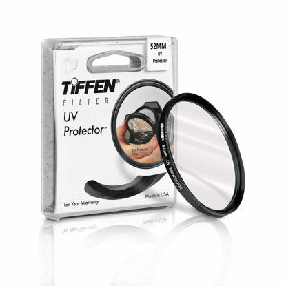 Picture of Tiffen 52mm Photo Essentials Kit with UV Protector, 812 Color Warming, Circular Polarizing Glass Filters and 4 Pocket Pouch