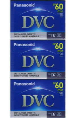 Picture of 3 Mini DV MiniDV TAPES for Panasonic PV-GS180 GS150 GS59