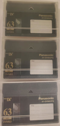 Picture of 3 Mini DV MiniDV VIDEO TAPE CASSETTEs for Canon ZR80