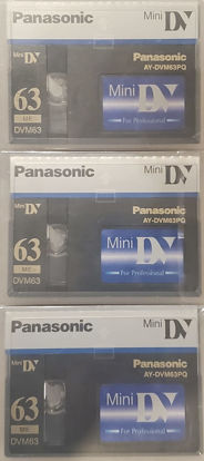 Picture of 3 Mini DV MiniDV VIDEO TAPE CASSETTEs for Canon ZR800