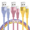 Picture of iPhone Charger 3Pack 10FT Apple MFi Certified Lightning Cable Fast Charging iPhone Charger Cord Compatible with iPhone 14 13 12 11 Pro Max XR XS X 8 7 6 Plus SE and More - Colorful