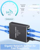 Picture of Ethernet Splitter 1 to 3, 1000Mbps High Speed Ethernet Cable Splitter with LAN Cable Cat 6 [3 Devices Simultaneous Networking], Gigabit RJ45 LAN Network Extension for Cat8/7/6/5e/5 Cable