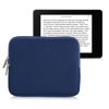 Picture of kwmobile Neoprene e-Reader Pouch Size 6,8-7" eReader - Universal eBook Sleeve Case with Zipper - Dark Blue