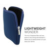 Picture of kwmobile Neoprene e-Reader Pouch Size 6,8-7" eReader - Universal eBook Sleeve Case with Zipper - Dark Blue