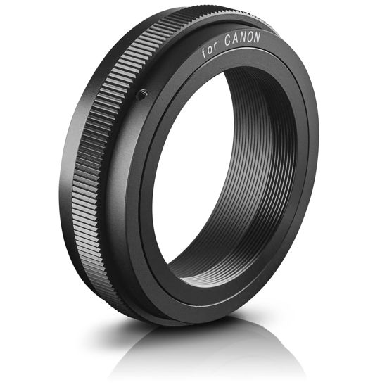 Picture of Opteka (T2) T-Mount Adapter Compatible with Canon FD Mount SLR Cameras: T60 T90 T70 T50 AL-1 AE-1 Program New F-1 AV-1 A-1 at-1 F-1N AE-1 TX TLb EF FTv-N F-1 FTB