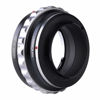 Picture of K&F Concept PK/DA to FX Adapter, Manual Lens Mount Adapter with Aperture Control Ring for Pentax K AF PK DA A Mount Lens Compatible with Fujifilm Fuji X Mirrorless Cameras