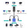 Picture of MT-VIKI VGA to HDMI Adapter, 1080P Converter with Audio+USB Power from VGA Computer/Laptop to HDMI TV/Monitor, Male to Female (2 Pack)