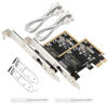 Picture of [Upgrade] PCIe Ethernet Card Nic 10/100/1000Mbps Gigabit PCI-Express Network Card (WIN10/11 Driver-Free) RJ45 Network LAN Card Wake On LAN Adapter Internal Computer Desktop PC for Win/Linux/Mac 2 PCS