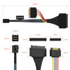 Picture of OIKWAN HD Mini-SAS(SFF-8643) to U.2 (SFF-8639) NVMe SSD Cable 2.6feet…