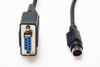 Picture of Wirenest 3ft VISCA PTZ Camera Control Cable for Sony EVI/BRC/SRG Series RS232 8 Pin Mini DIN to DB9F Serial