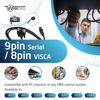 Picture of Wirenest 3ft VISCA PTZ Camera Control Cable for Sony EVI/BRC/SRG Series RS232 8 Pin Mini DIN to DB9F Serial