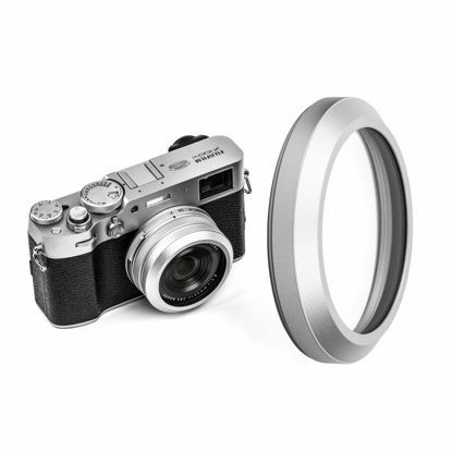 Picture of NiSi NC UV (Silver Frame) - Camera Lens Protection Filter for Fujifilm X100 Series (X100, X100S, X100F, X100T, X100V, X100VI) - HD Optical Glass, Waterproof Nano Coating