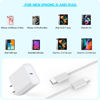 Picture of Long Charger for iPhone 15 Charger Fast Charging,20W USB C PD iPad Charger 2-Pack 6FT Type C to C iPhone 15 Charging Cable Cord for iPhone 15/15 Plus/15 Pro Max,iPad Pro 12.9/11 inch/4/3 Gen/Air/Mini