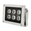 Picture of Infrared Illuminator 6 Led High Power LED IR Array Illuminator IR Lamp CCTV Camera Night Vision Fill Light for CCTV Security Camera,15° /30° /45° /60° /90° View Angle Visual Range (850nm IR 90 degree)