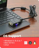 Picture of USB-C 2.0 to Serial RS-232 Adapter w/LED Indicators