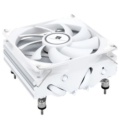 Picture of Thermalright AXP90-X47 White Low Profile CPU Cooler, with 92mm TL-9015W Slim PWM Fan, ITX CPU Cooler, AGHP Technology, 47mm Height,for AMD AM4 AM5/Intel 1150/1151/1155/1156/1200(AXP90 X47 White)