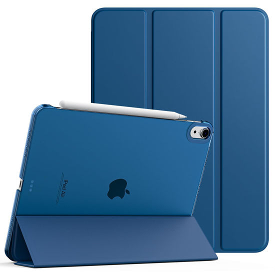 Picture of TiMOVO for iPad Air 11 Inch Case M2 2024, iPad Air 6th Generation Case/iPad Air 5th Generation 2022/Air 4th 2020 10.9 Inch, Slim Hard Translucent Back Shell Cover Fit iPad Air Case, Abyss Blue