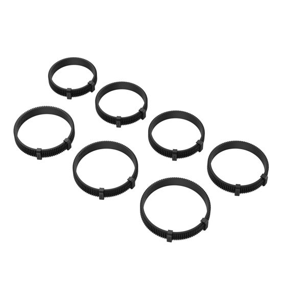 Picture of SmallRig Seamless Follow Focus Ring Set of 7, with AB Stop and Non-Slip Rubber, Standard M0.8 Focus Gear Ring, Compatible with SmallRig Follow Focus 3010B, 3850, 3781, 3918-4185